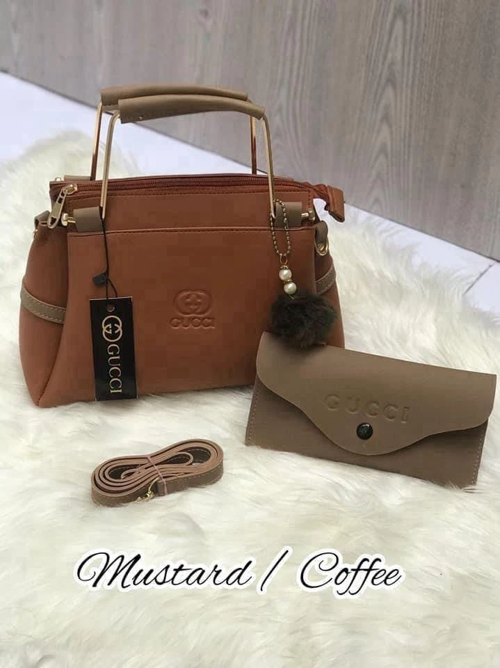 Premium 3 Pocket Shoulder Bag for Women view 3